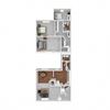 3 bedroom 1 bathroom floor plan b 3 bedroom 1 bathroom floor plan b at The Life at Green Arbor, Columbus